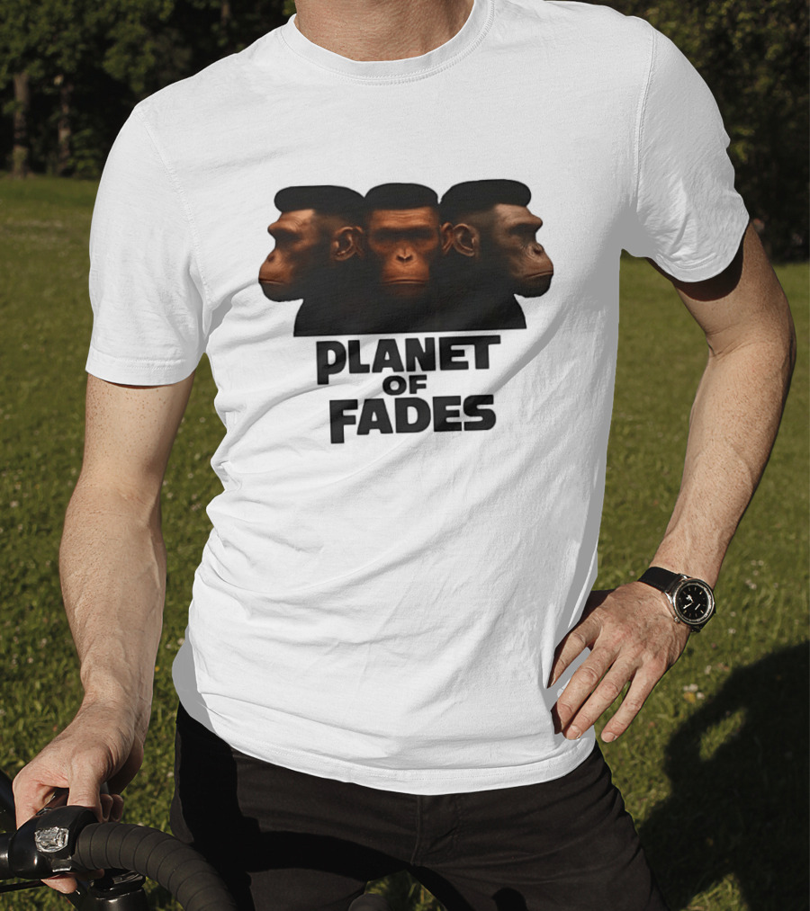 Three Chimpanzees Planet Of Fades T-Shirt