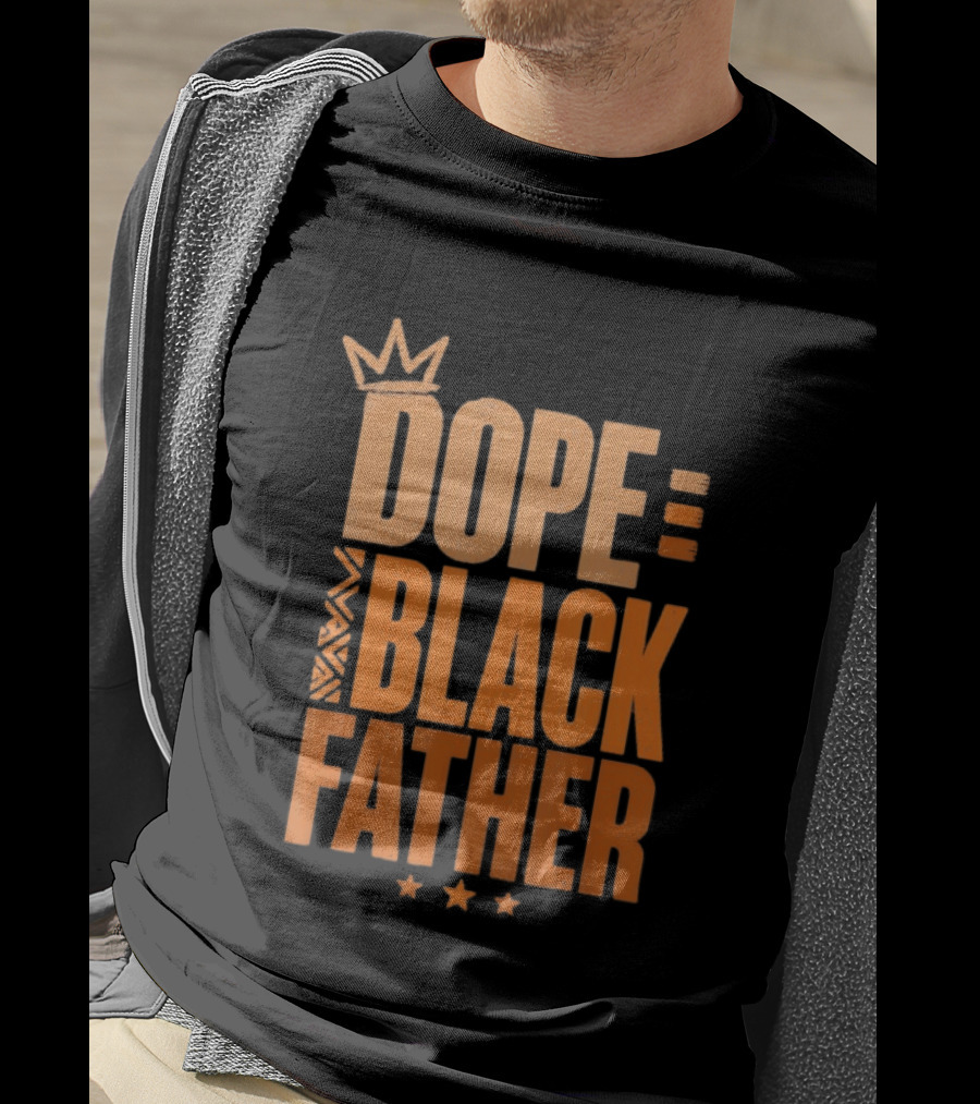 Dope Black Father Crown Stars T-Shirt
