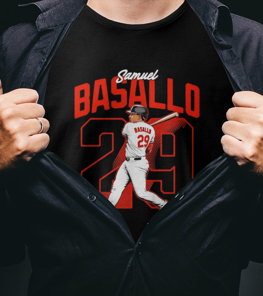 Samuel Basallo 29 Baltimore Orioles Baseball Player T-Shirt