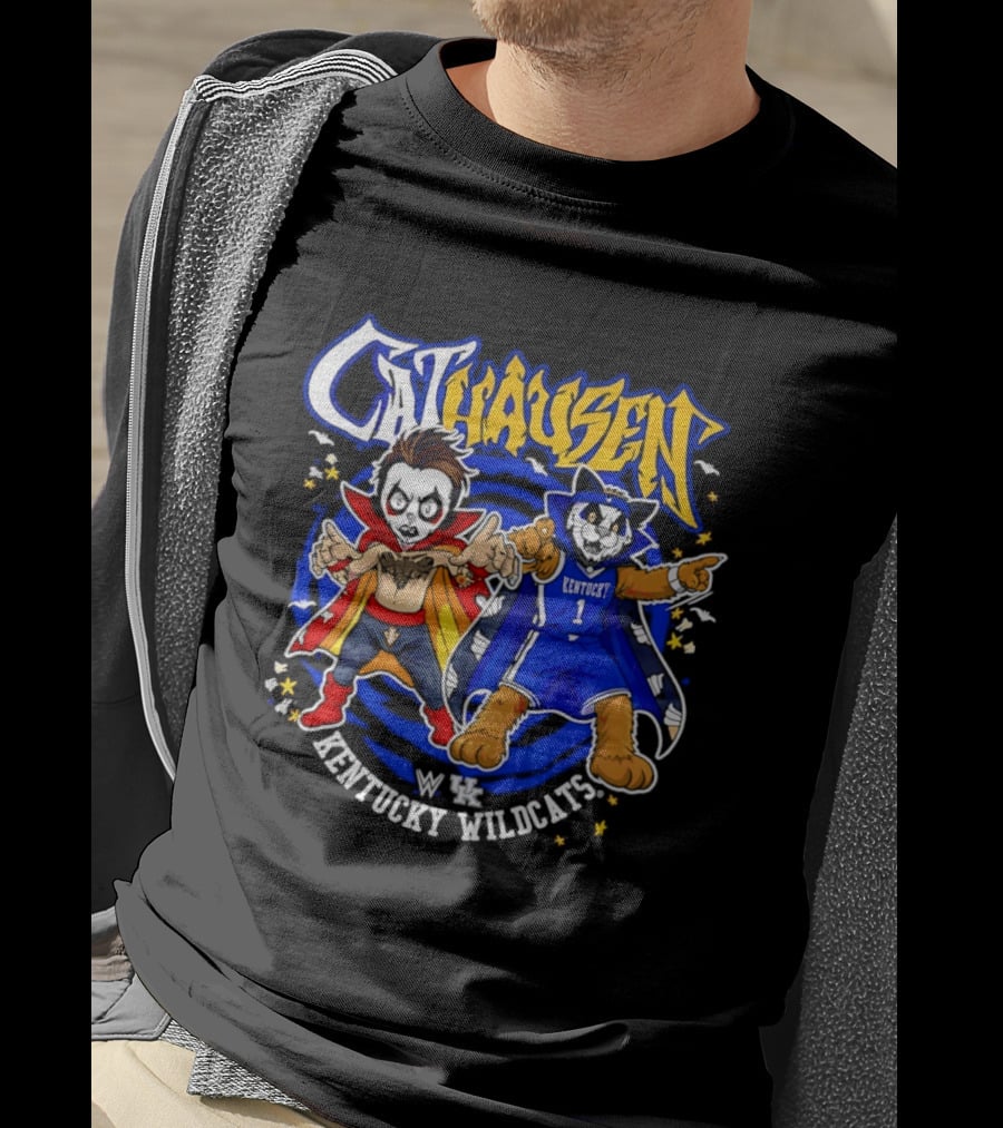 CatHausen Danhausen With Kentucky Wildcats Collaboration T-Shirt