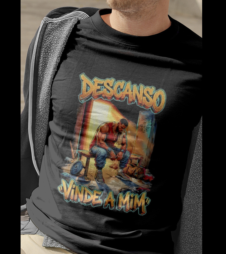 Descanso Vinde A Mim Mateus 11 28 Inspirational T-Shirt