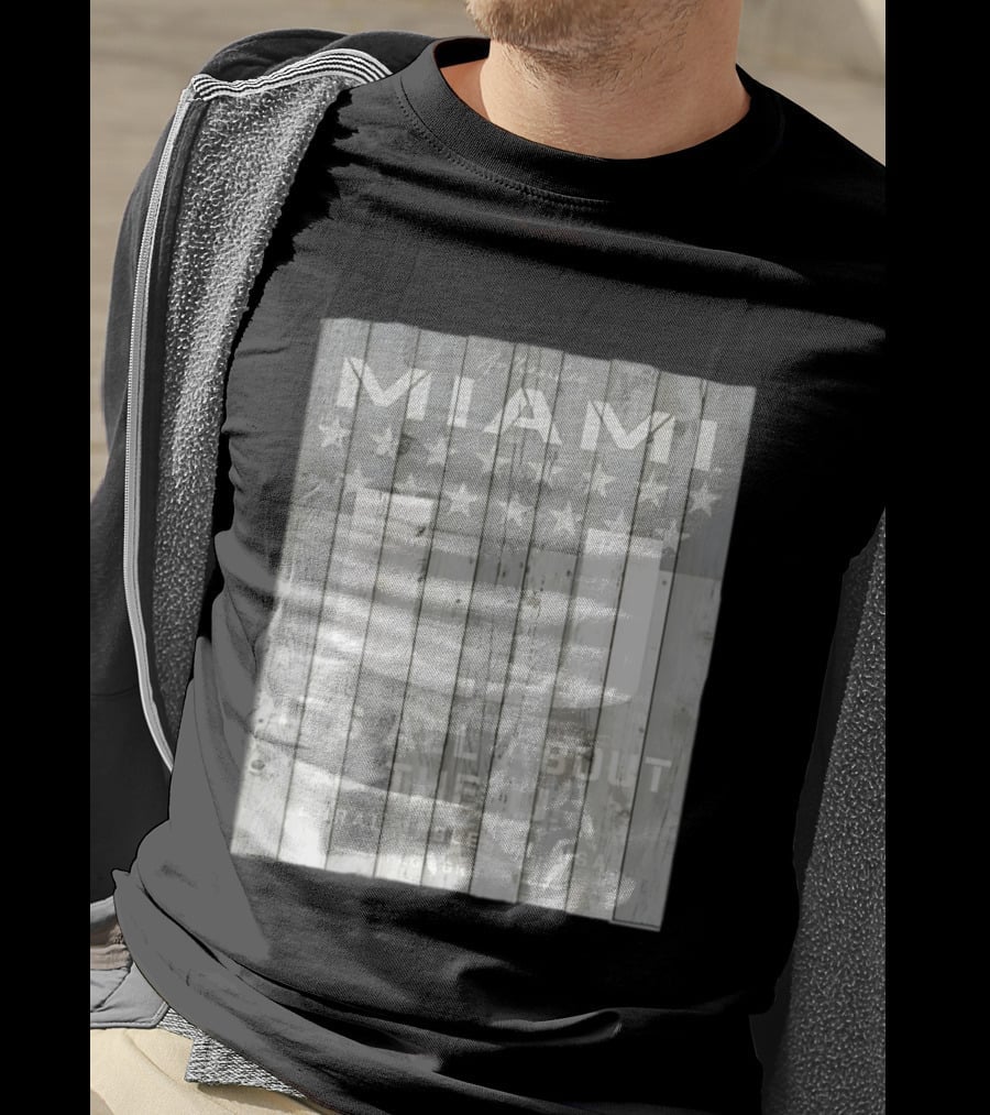 Authentic Miami It's All About The U Coral Gables FL USA Handcrafted T-Shirt
