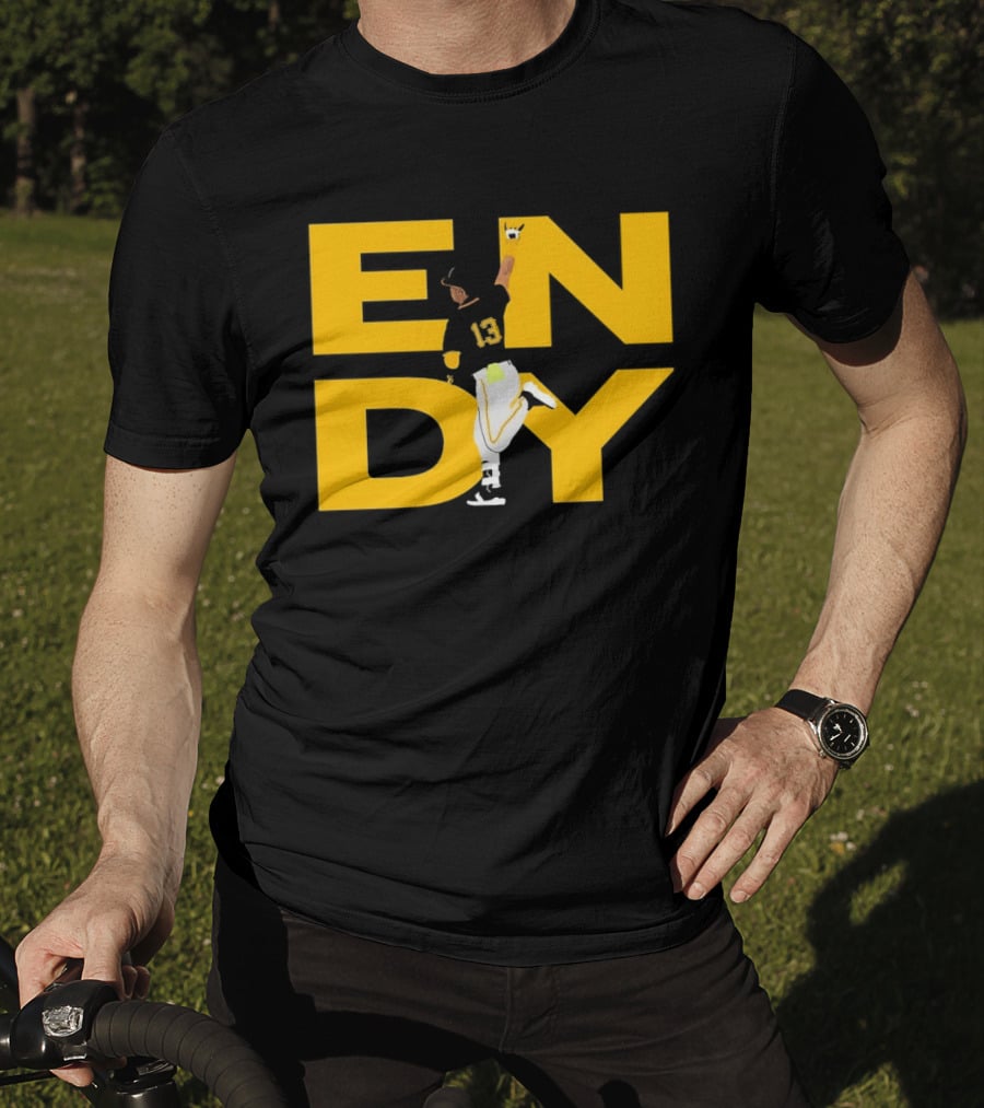 Endy Rodríguez 13 Pittsburgh Pirates Baseball T-Shirt