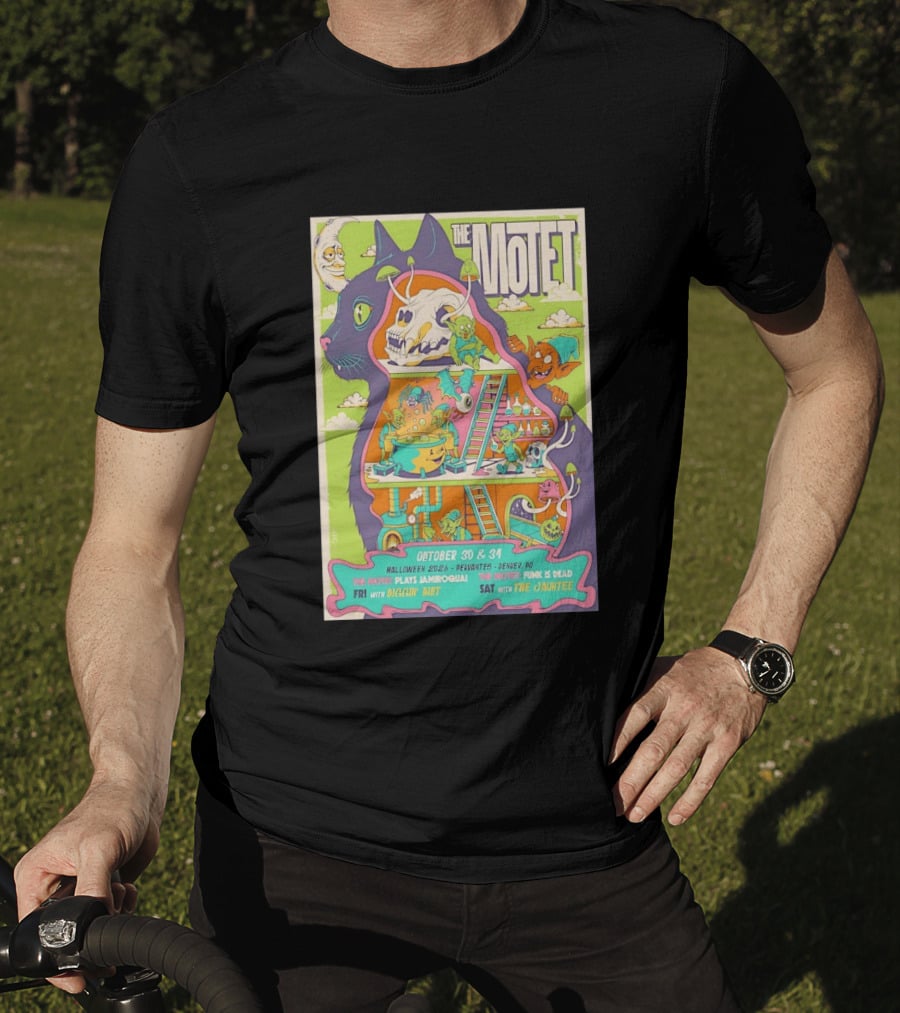 The Motet Plays Jamiroquai Halloween 2026 Cervantes Denver Concert Funk Is Dead Diggin' Dirt The Jauntee T-Shirt