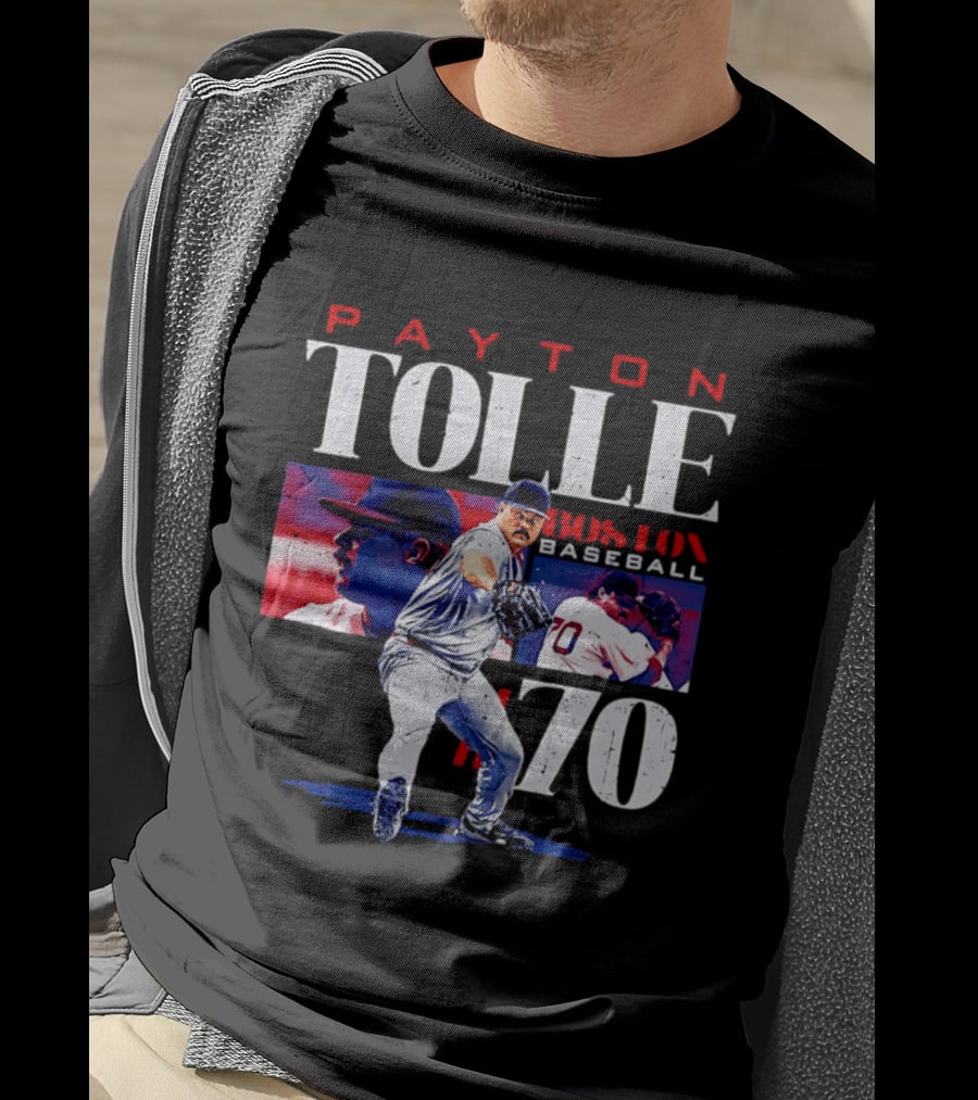 Boston Red Sox Payton Tolle 70 MLB Baseball T-Shirt