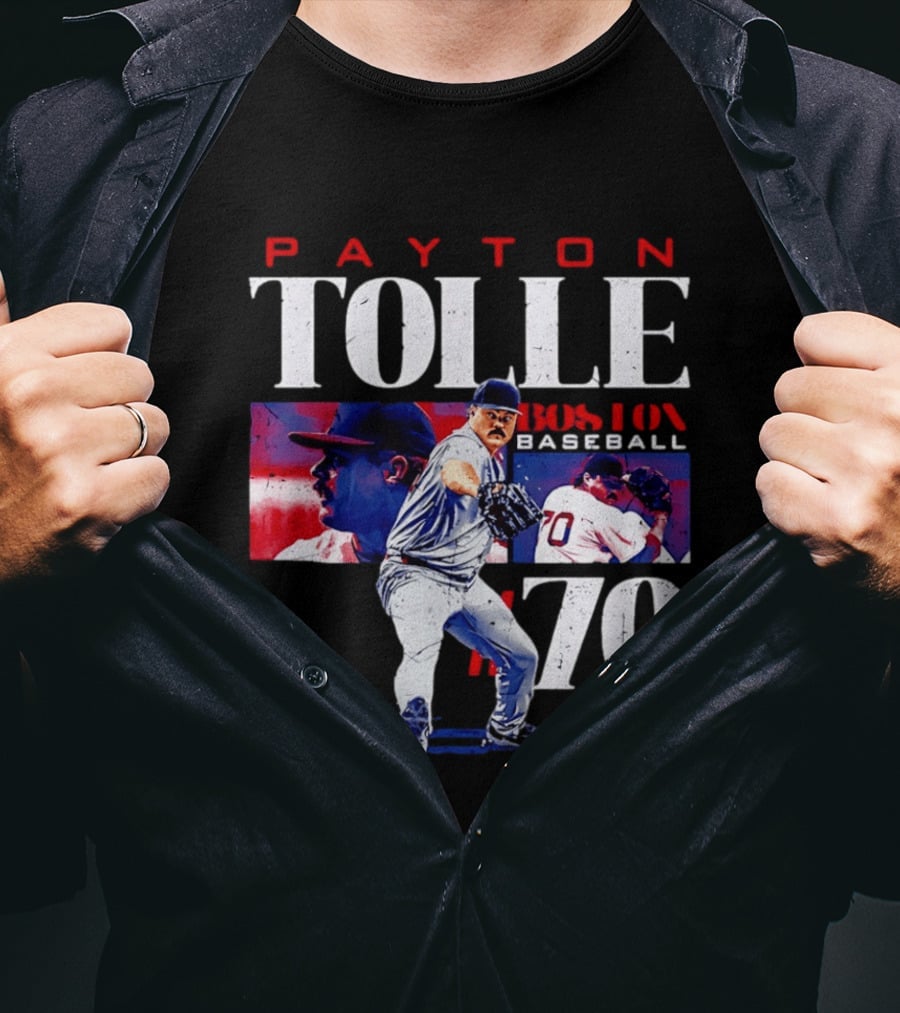 Boston Red Sox Payton Tolle 70 MLB Baseball T-Shirt