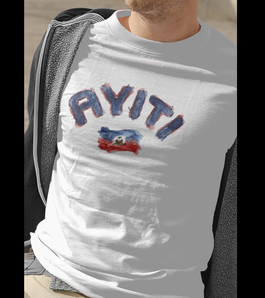 Ayiti Flag Haiti Pride Celebration With Haitian Flag T-Shirt