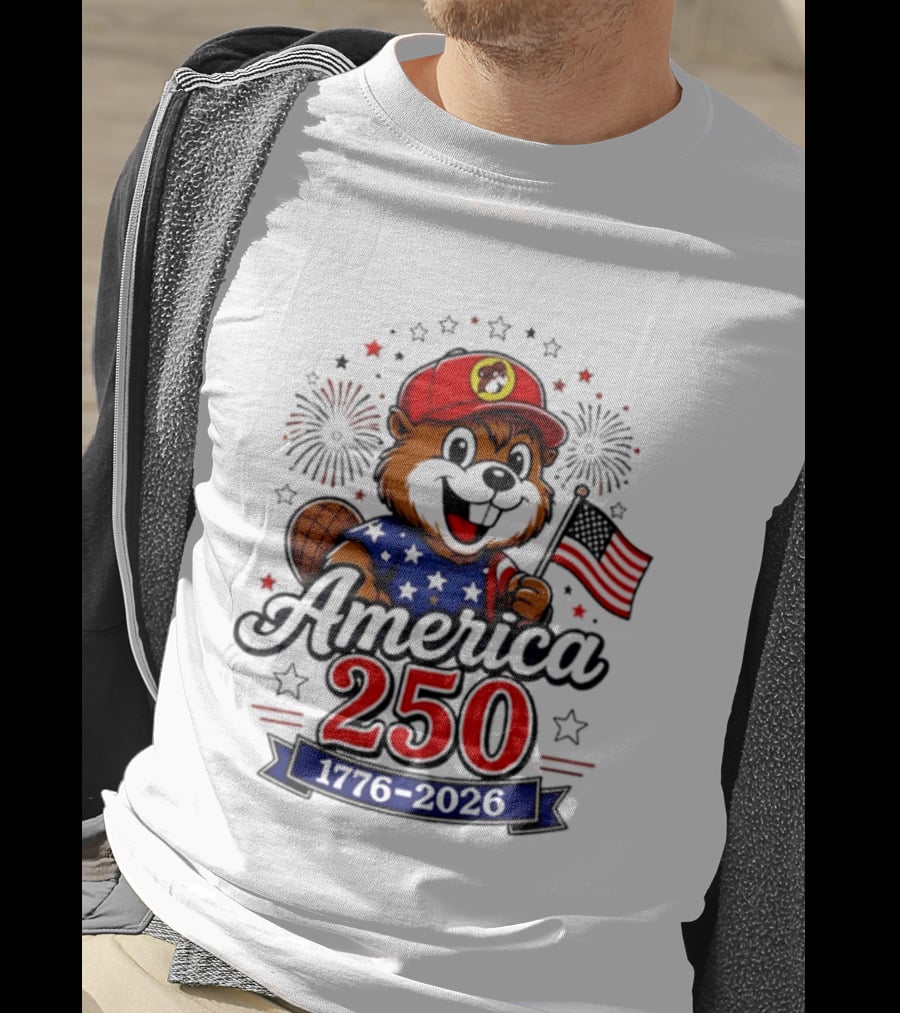 Buc Ee's 1776 2026 America 250 Years Of Freedom Celebration T-Shirt