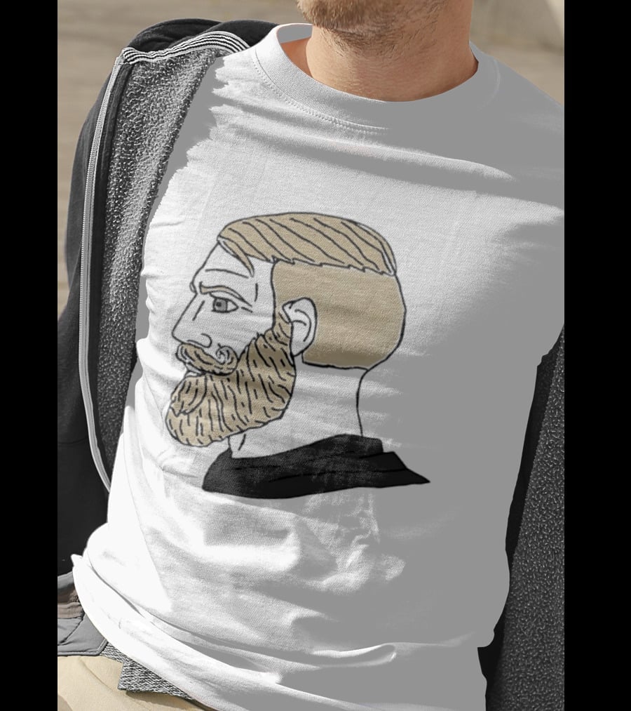 Chad Complex Gigachad Meme Alpha Male Profile T-Shirt