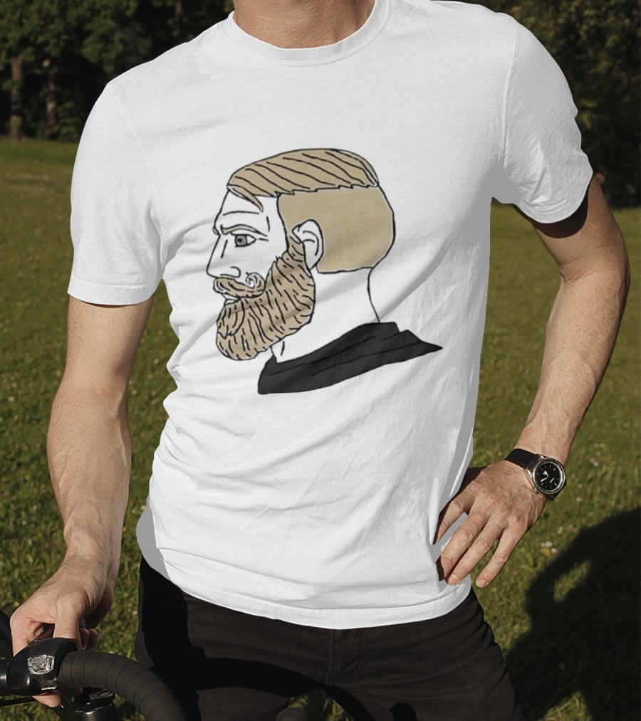 Chad Complex Gigachad Meme Alpha Male Profile T-Shirt