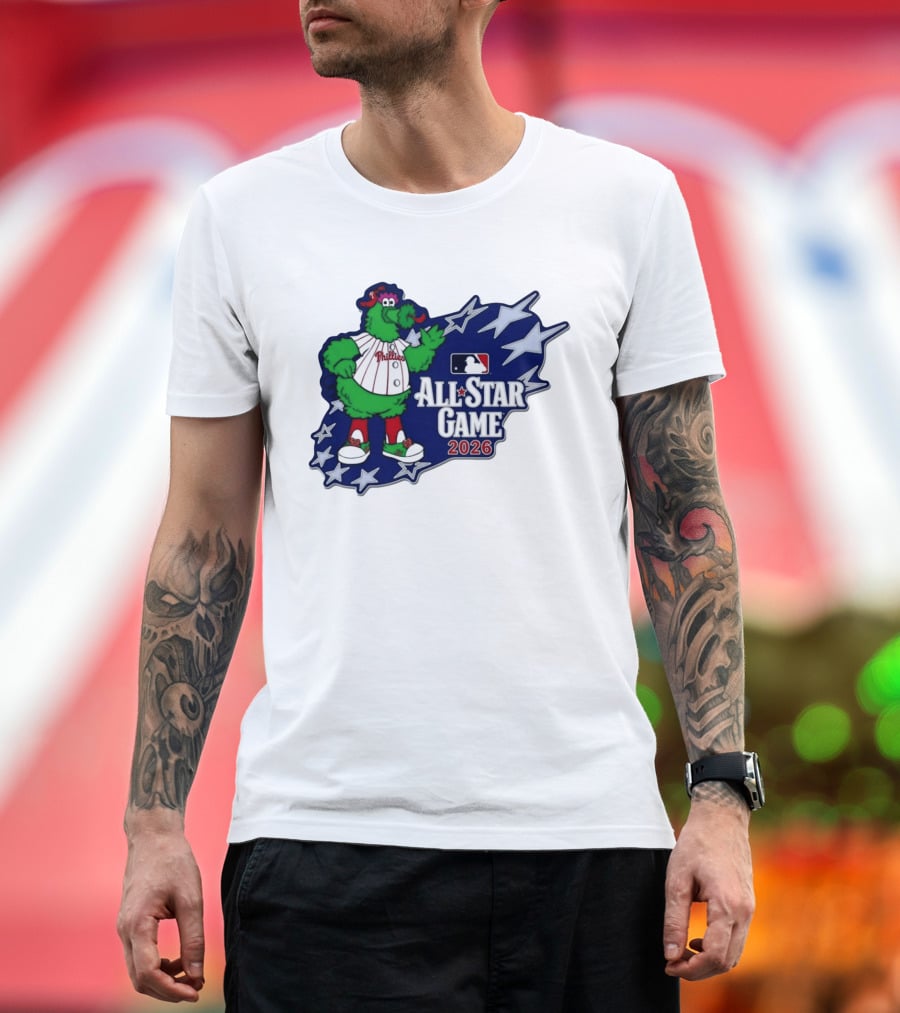Philadelphia Phillies MLB All Star Game 2026 Phanatic Stars T-Shirt