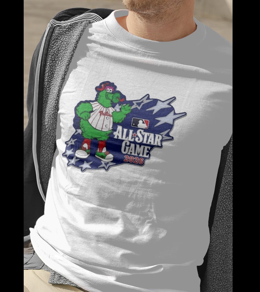 Philadelphia Phillies MLB All Star Game 2026 Phanatic Stars T-Shirt