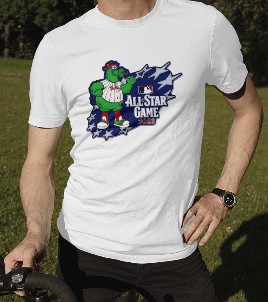 Philadelphia Phillies MLB All Star Game 2026 Phanatic Stars T-Shirt