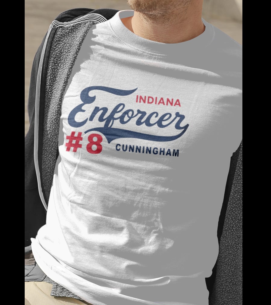 Sophie Cunningham Indiana Enforcer #8 Cunningham Indiana Basketball T-Shirt