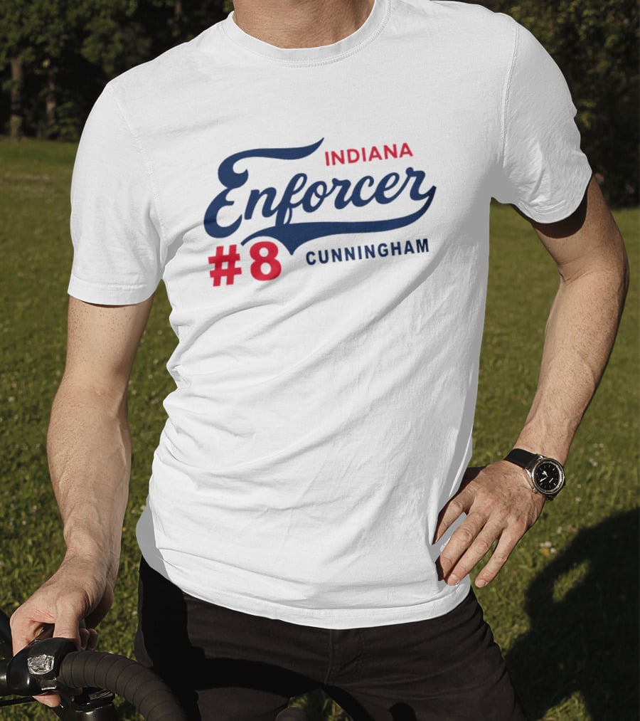 Sophie Cunningham Indiana Enforcer #8 Cunningham Indiana Basketball T-Shirt