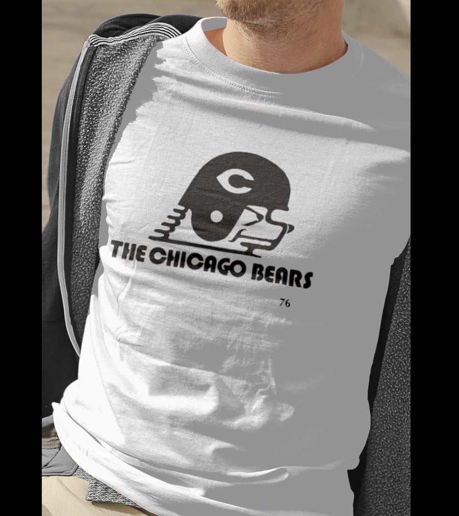 The Chicago Bears Helmet Logo 76 T-Shirt