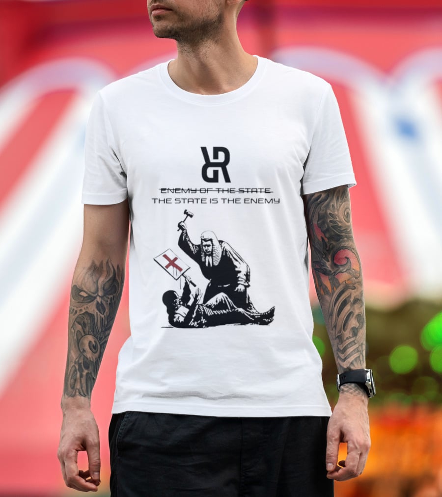 Revolutionary Struggle Judging The State Is The Enemy Political Protest T-Shirt