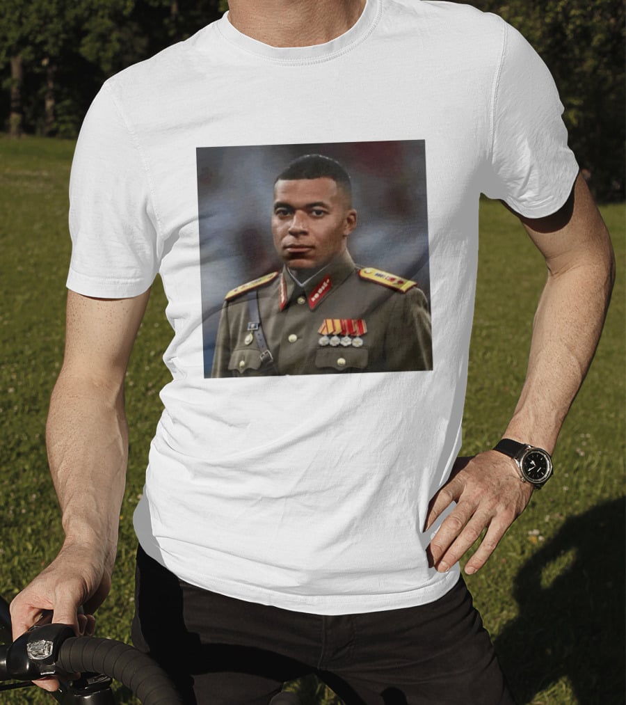 Kylian Mbappe Military Uniform Real Madrid Dictator T-Shirt