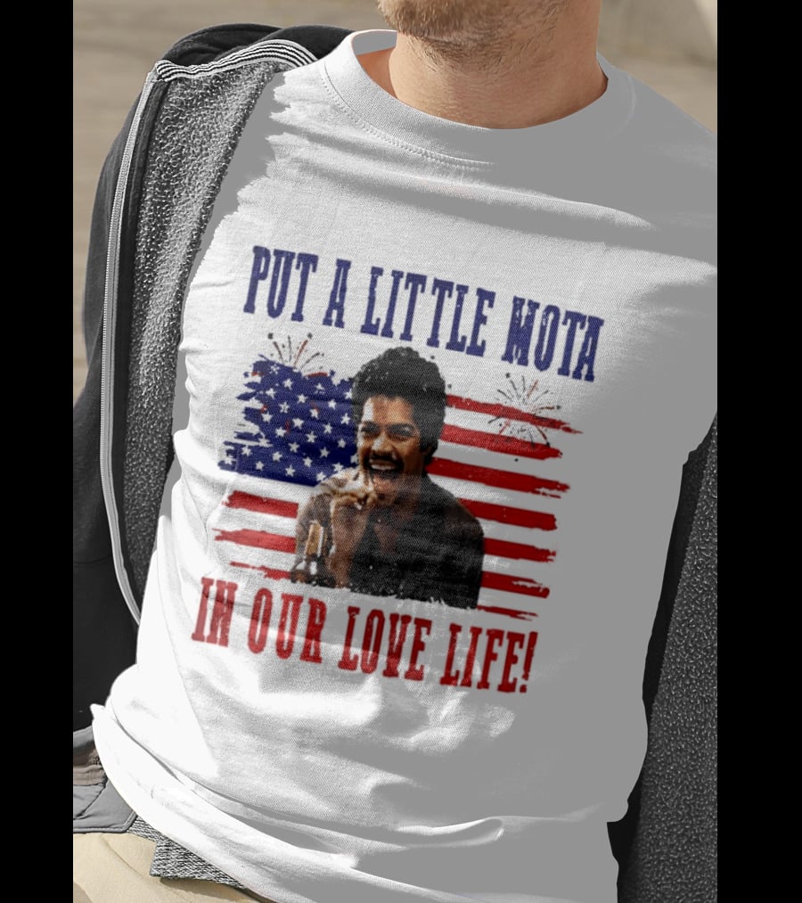 Patriotic La Bamba Put A Little Mota In Our Love Life July 4th Celebration T-Shirt