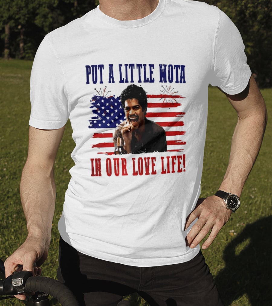 Patriotic La Bamba Put A Little Mota In Our Love Life July 4th Celebration T-Shirt
