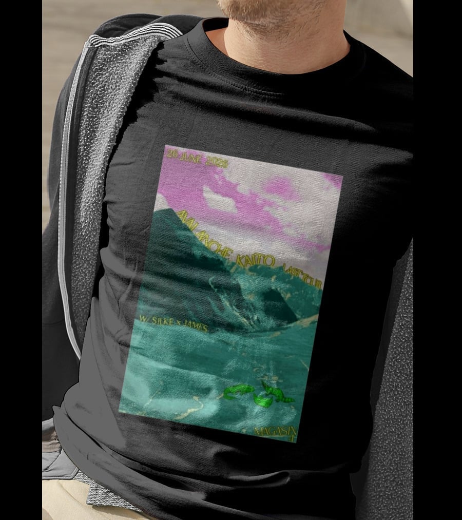 Avalanche Kaito Last Tour 26 June 2026 Magasin 4 Brussels With Silke And James T-Shirt