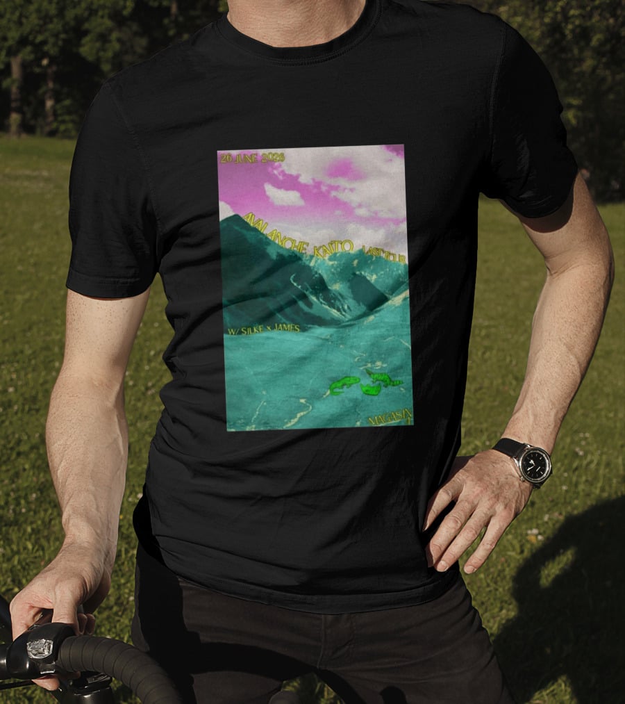 Avalanche Kaito Last Tour 26 June 2026 Magasin 4 Brussels With Silke And James T-Shirt