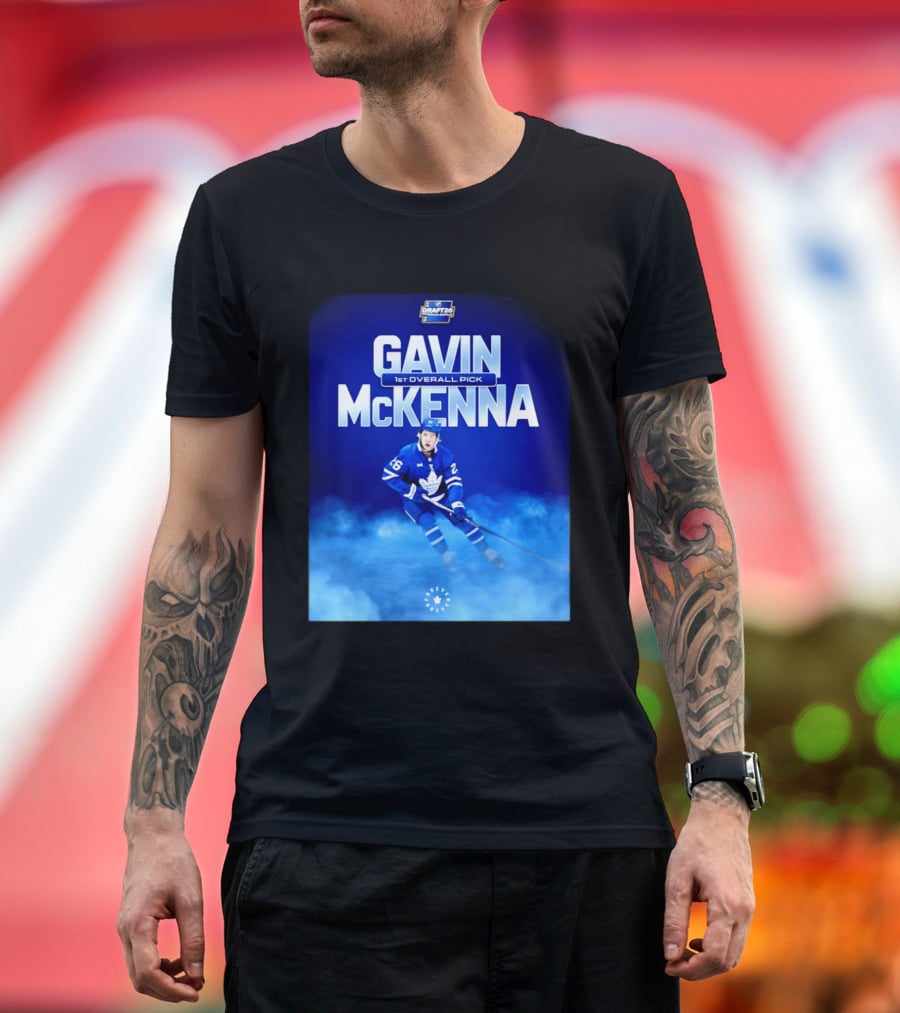 Gavin McKenna 1st Overall Pick 2026 NHL Draft Toronto Maple Leafs T-Shirt