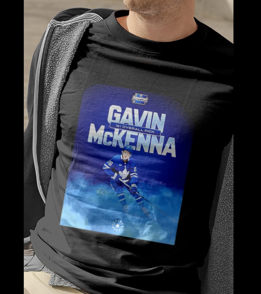 Gavin McKenna 1st Overall Pick 2026 NHL Draft Toronto Maple Leafs T-Shirt