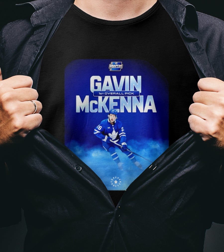 Gavin McKenna 1st Overall Pick 2026 NHL Draft Toronto Maple Leafs T-Shirt