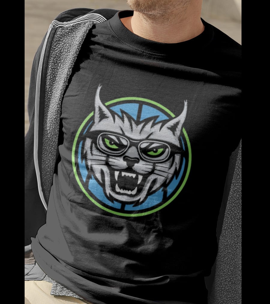 Minnesota Lynx Basketball Goggles Cat T-Shirt