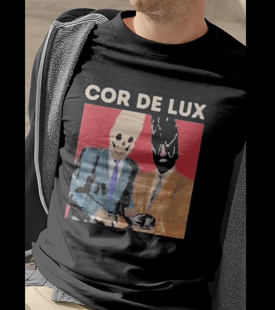 COR DE LUX Surreal Suited Figures T-Shirt