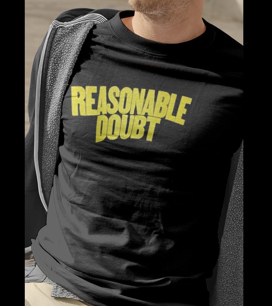 Reasonable Doubt Jay Z Hip Hop Rap Album Classic Bold Yellow T-Shirt
