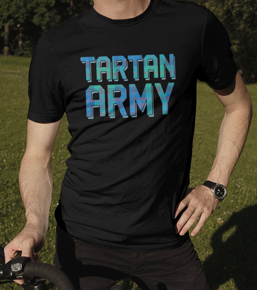 Tartan Army Scotland National Football Team Supporters T-Shirt
