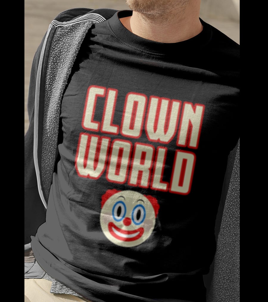 Clown World Satire Humor Iconic Face T-Shirt