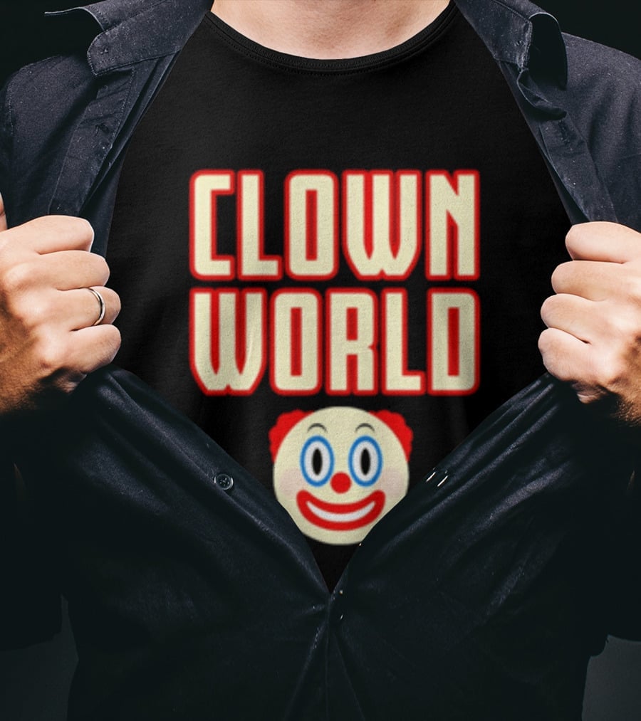 Clown World Satire Humor Iconic Face T-Shirt