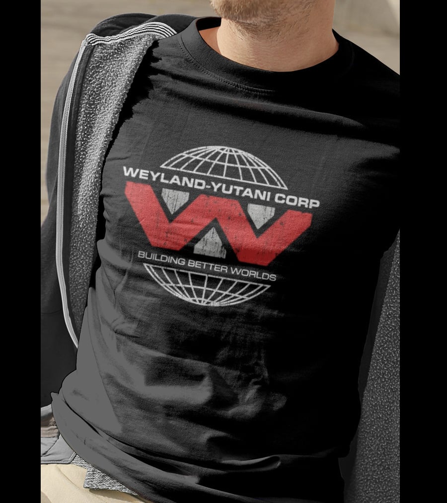 Weyland Yutani Corp Building Better Worlds Alien Franchise Merchandise T-Shirt