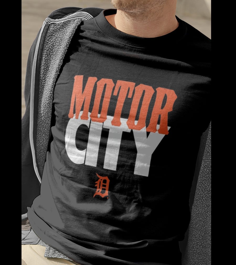 Detroit Tigers Motor City MLB Baseball Team Fan Gear T-Shirt
