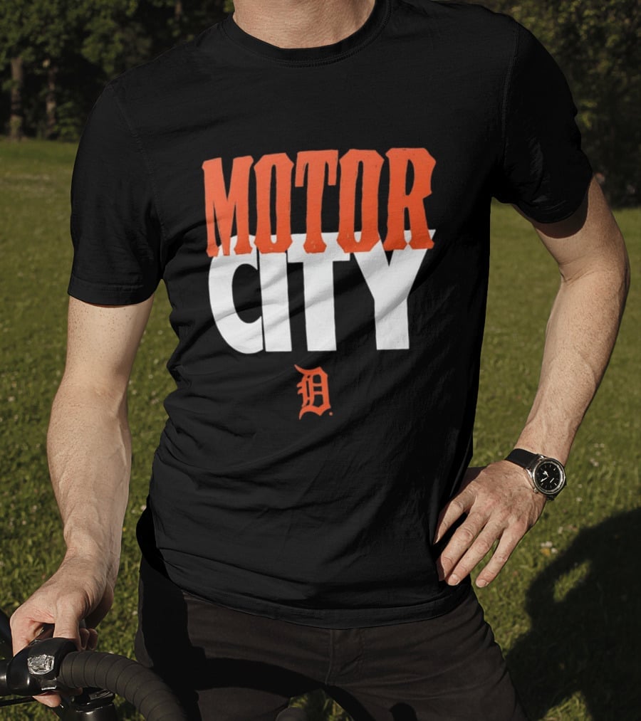 Detroit Tigers Motor City MLB Baseball Team Fan Gear T-Shirt
