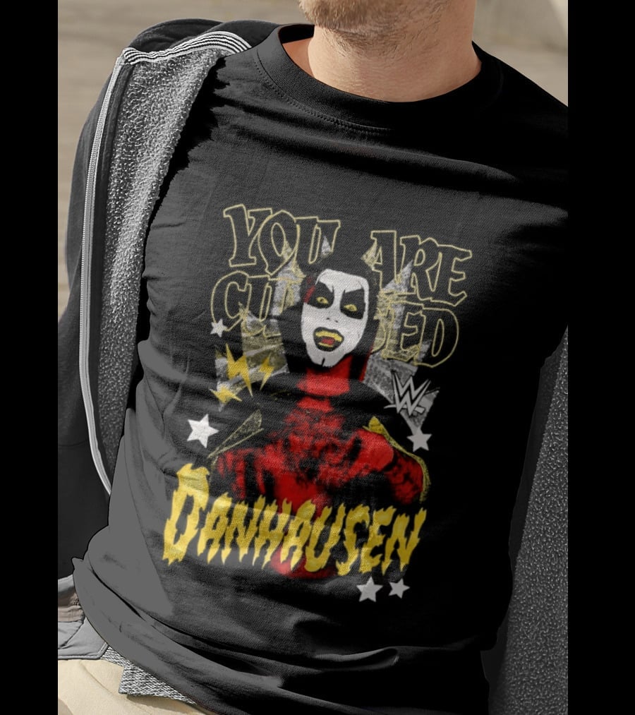 WWE Danhausen You Are Cursed Wrestling Starface T-Shirt