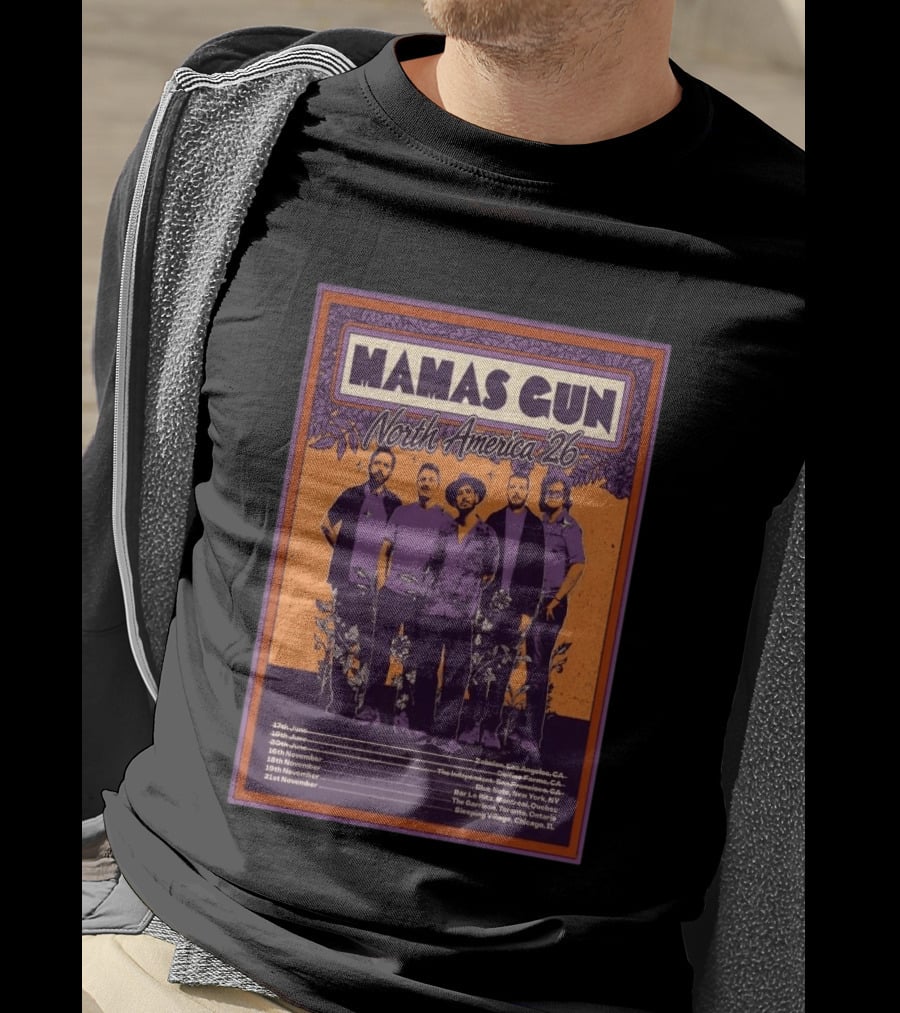 Mamas Gun North America Tour 2026 Dates And Locations T-Shirt