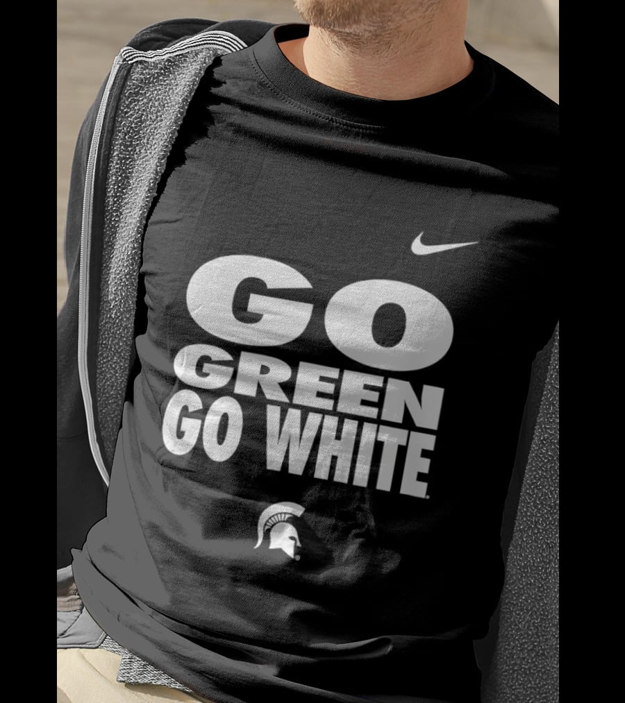 Nike Michigan State Spartans Go Green Go White T-Shirt