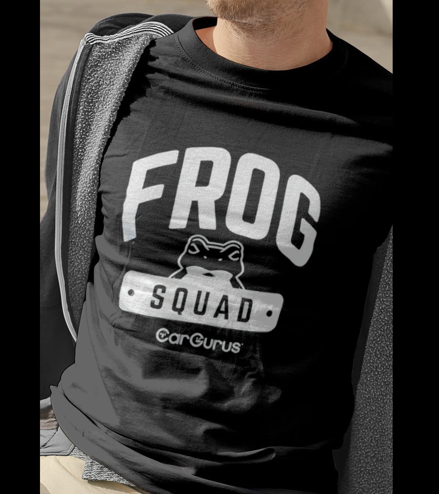 Frog Squad CarGurus Vintage Style Frog Embossed T-Shirt