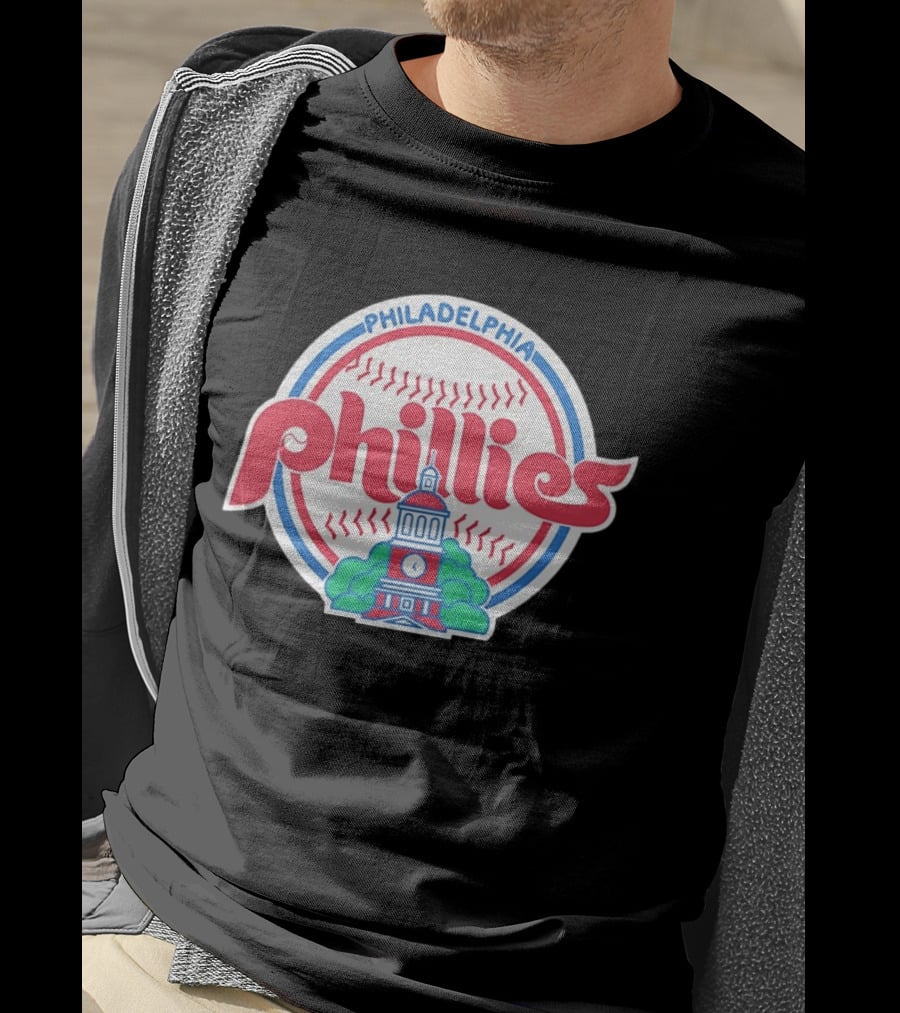 Philadelphia Phillies Independence Hall Baseball Team T-Shirt
