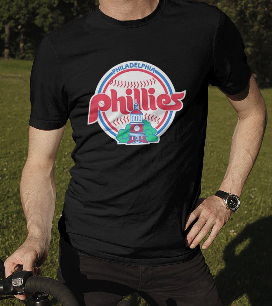 Philadelphia Phillies Independence Hall Baseball Team T-Shirt