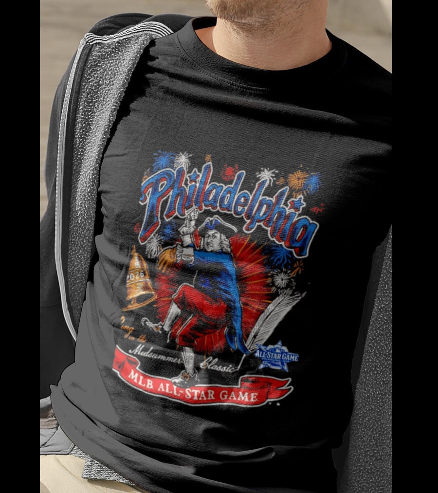 Philadelphia 2026 MLB All Star Game Midsummer Classic Fireworks T-Shirt