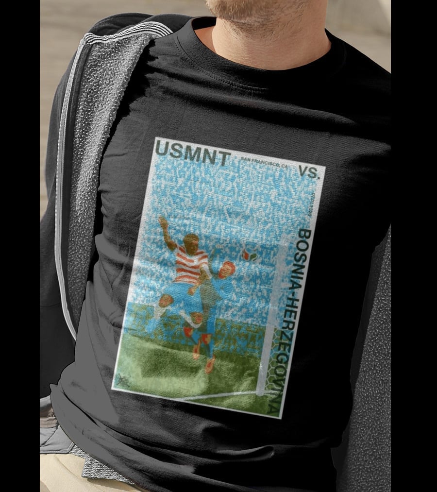 USMNT Vs Bosnia Herzegovina San Francisco July 1 2026 T-Shirt
