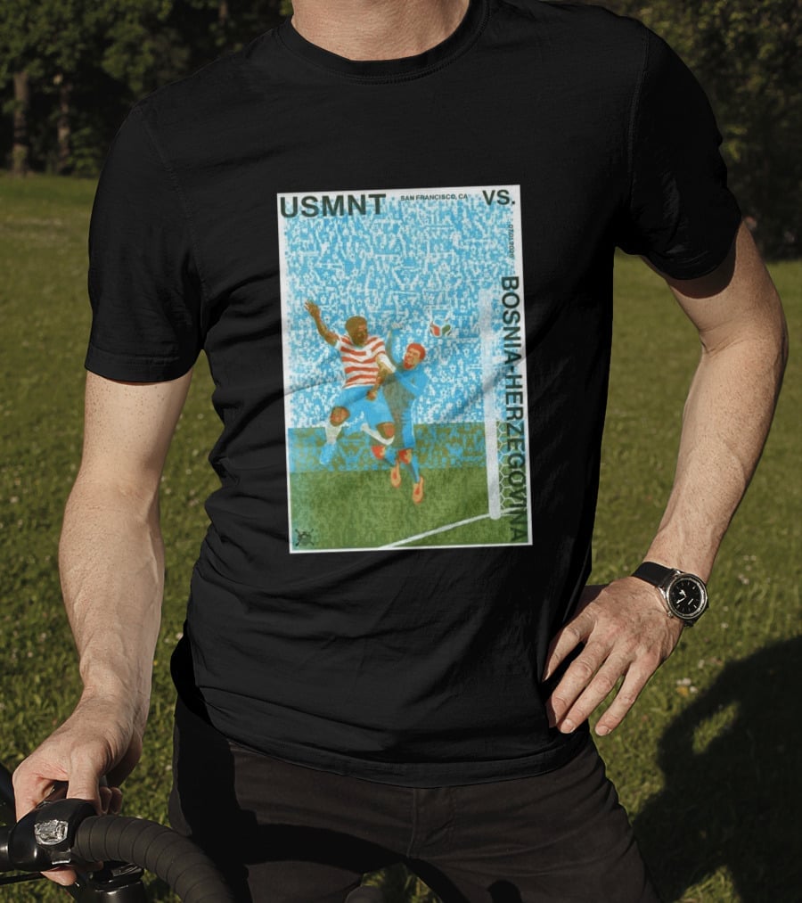 USMNT Vs Bosnia Herzegovina San Francisco July 1 2026 T-Shirt