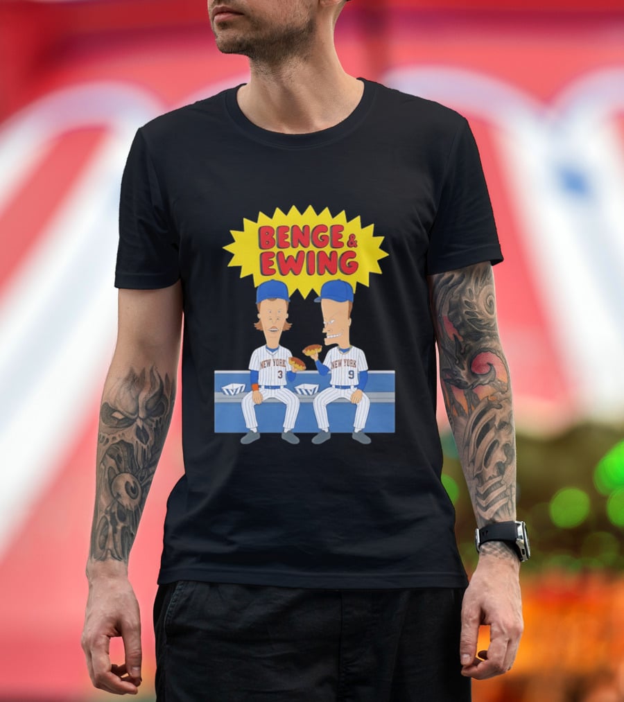 Benge & Ewing New York Mets Beavis And Butt Head T-Shirt