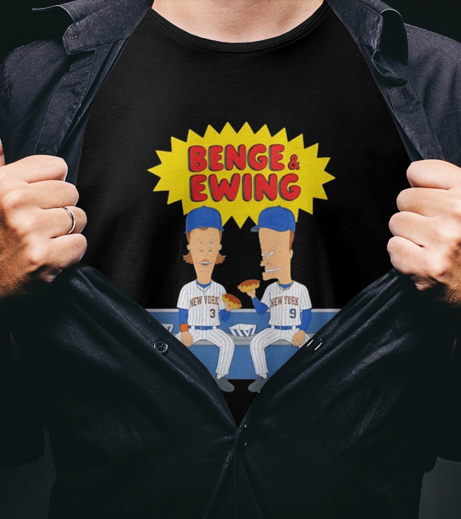Benge & Ewing New York Mets Beavis And Butt Head T-Shirt