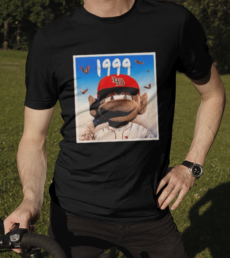 1999 Buddy's Version LB Red Cap Baseball T-Shirt